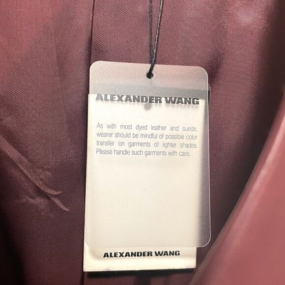 T by ALEXANDER WANG 100% Lambskin Leather Dress |Size:2| - Picture 6 of 11